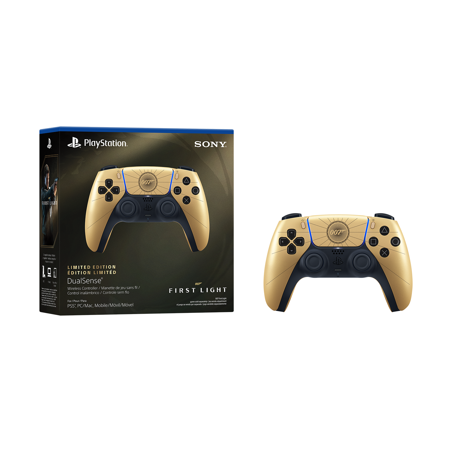 Control inalámbrico PS5 007 First Light Edición Limitada
