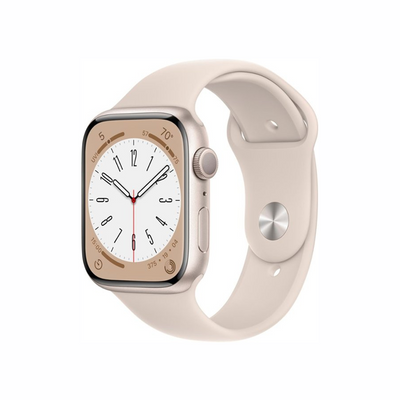Apple Apple Watch Series 8 - GPS - 45mm - Aluminio Blanco Estelar - Correa Blanca S/M - Bestmart