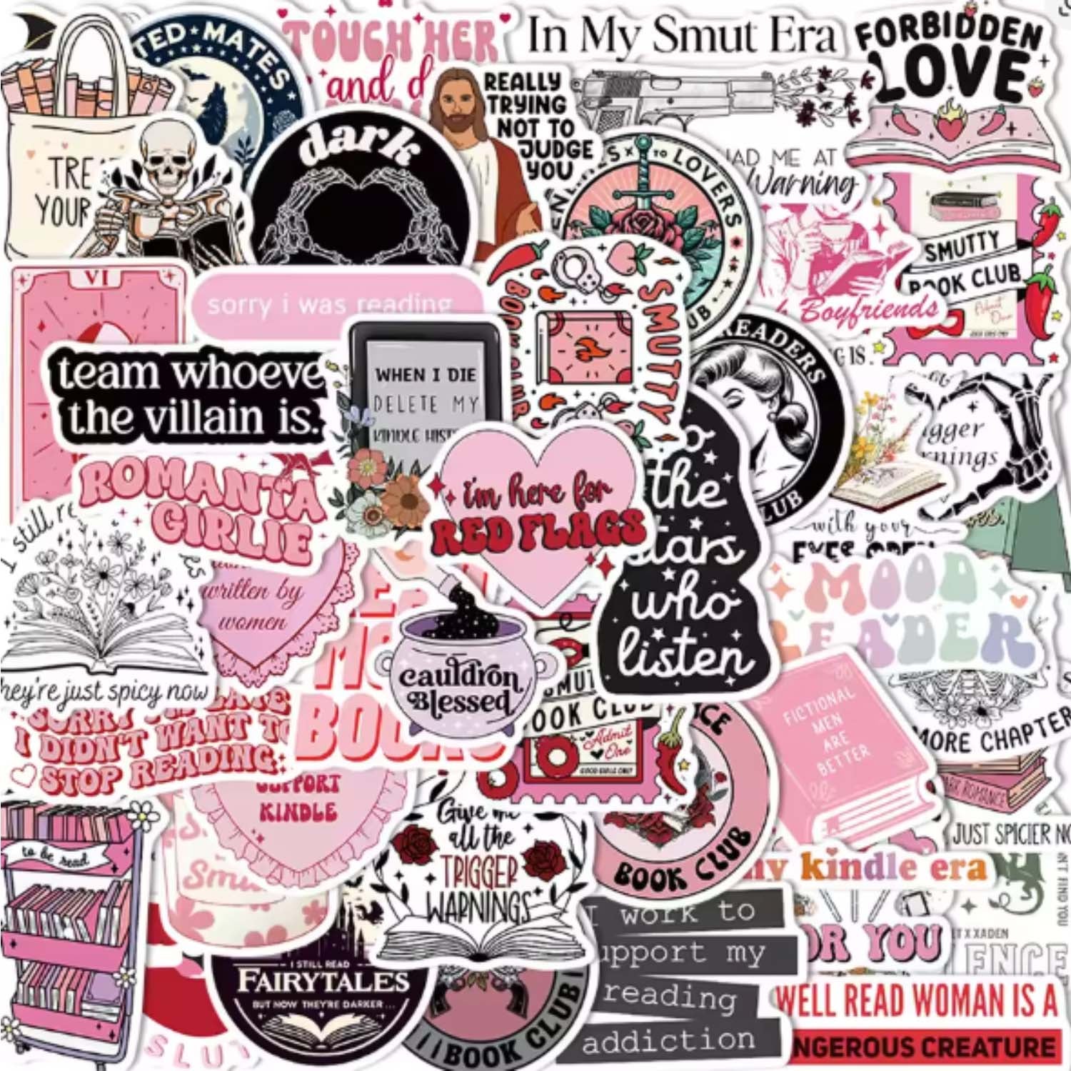 5 Stickers decorativos para tu Kobo o Kindle - Bestmart