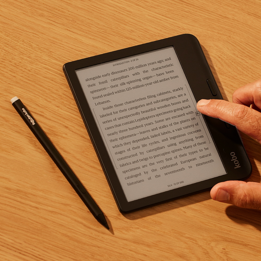 RAKUTEN KOBO Lápiz Kobo Stylus 2 para Lector E Reader Kobo Libra Colour - Negro - Bestmart