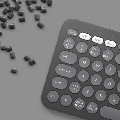 Teclado Bluetooth Logitech Pebble Keys 2 K380s Español Grafito