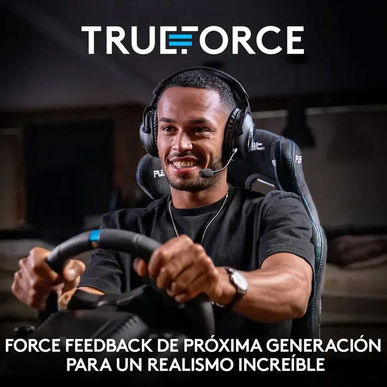 Volante De Carreras con Pedales Logitech G923 PS5, PS4 y PC (Windows) Negro