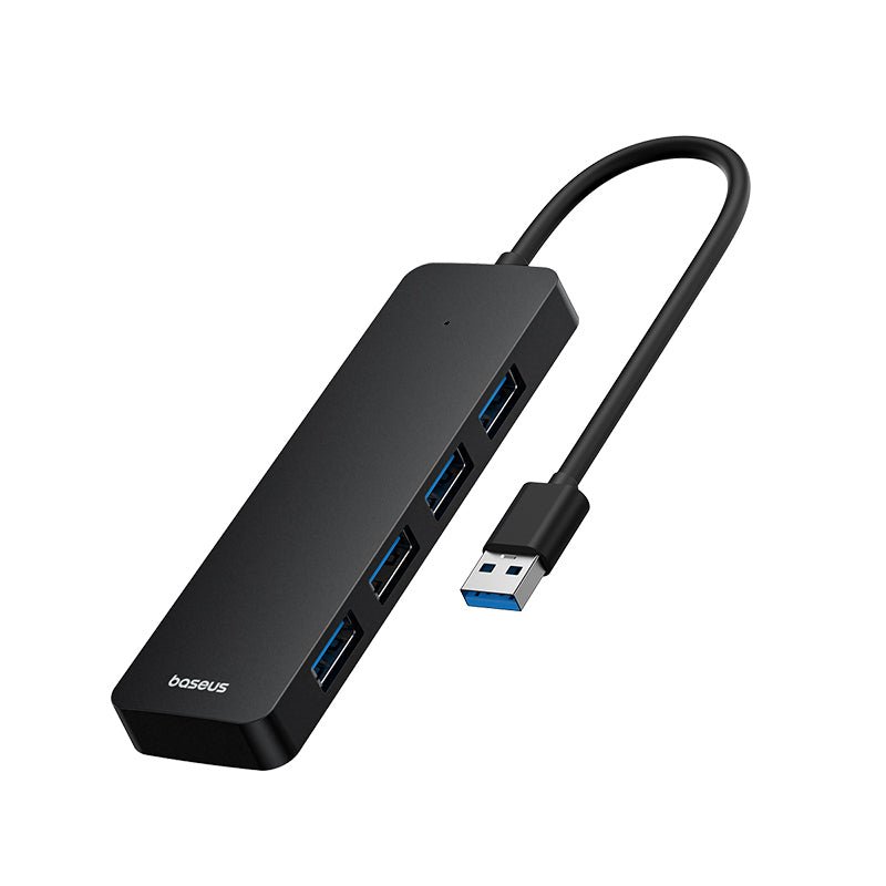 Adaptador HUB 15cm USB - A a USB 3.0 X 4 Baseus UltraJoy Series - Negro - Bestmart