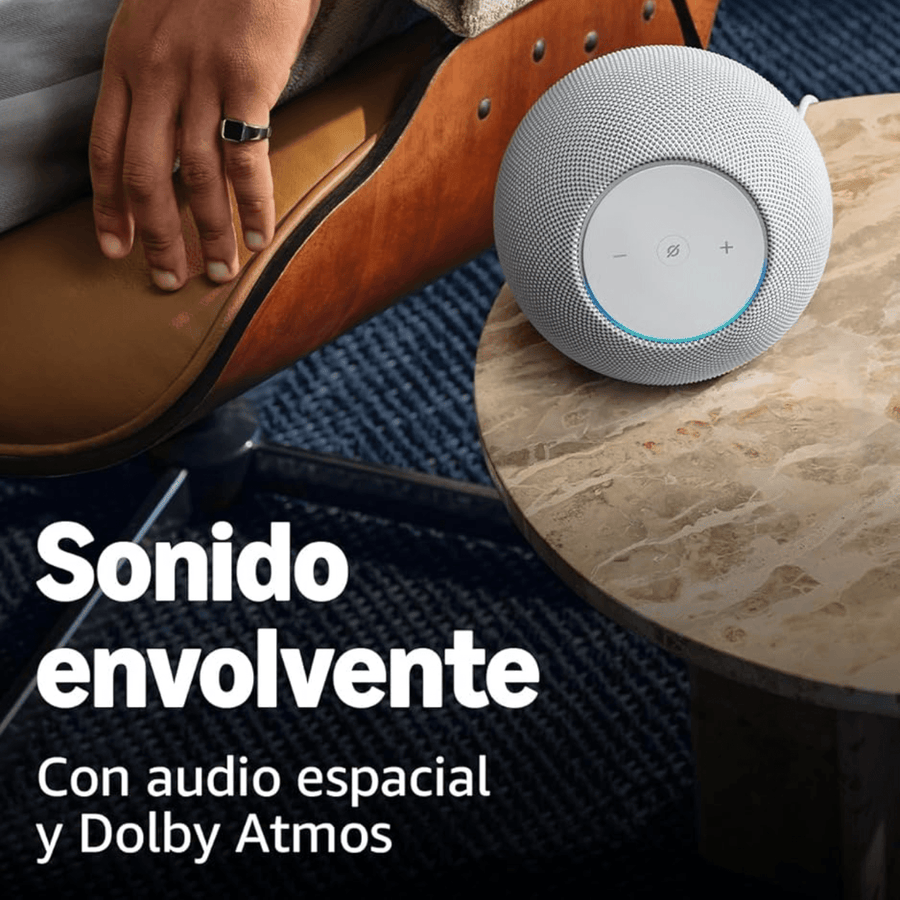 Amazon Alexa Echo Studio 2025 - Audio Espacial y Dolby Atmos - Blanco - Bestmart