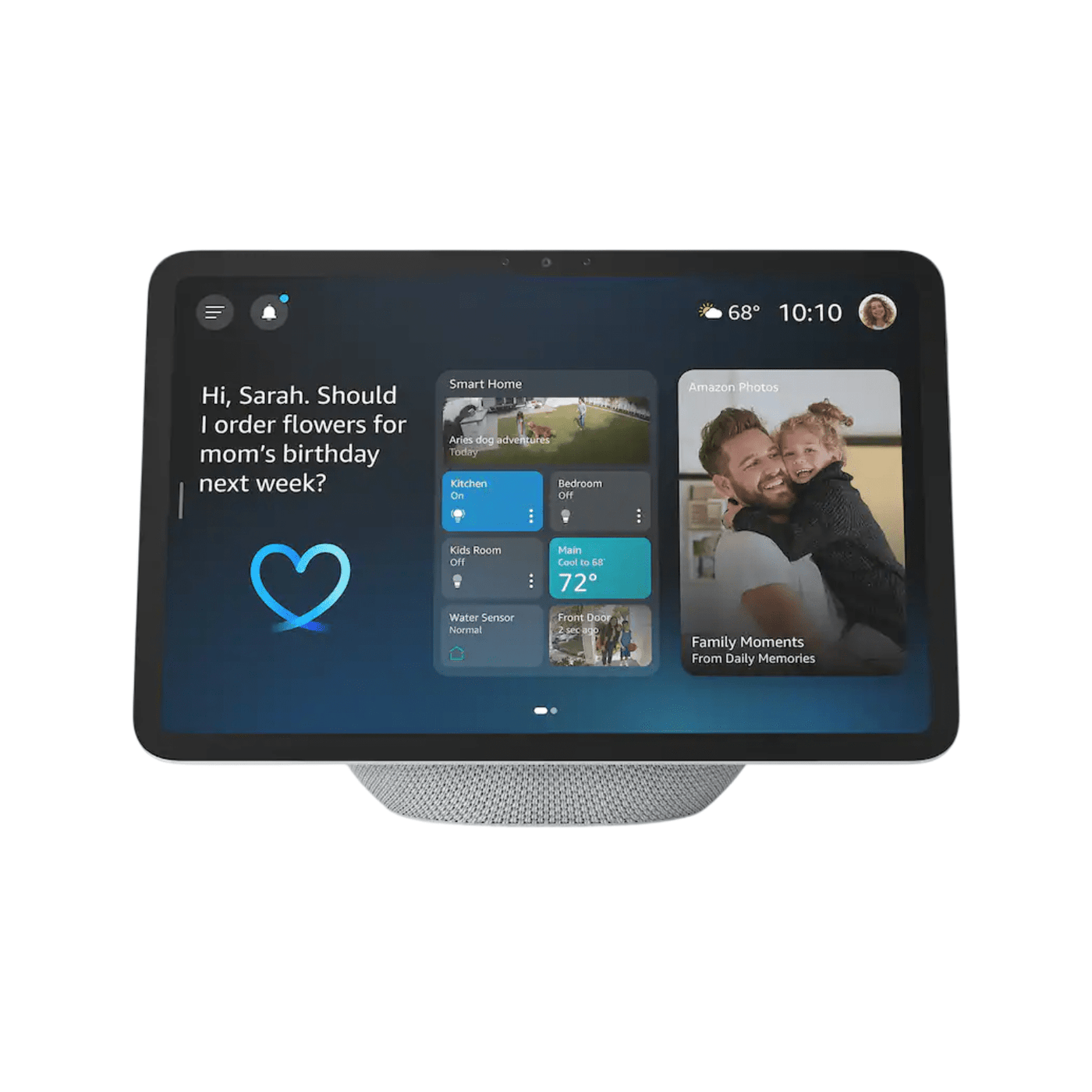 Amazon Echo Show 11 Pantalla Inteligente Full HD 11" con Audio Espacial Glaciar White