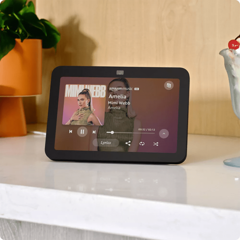 Amazon Pantalla inteligente Echo Show 8 (3ra generación) con Alexa - Negro