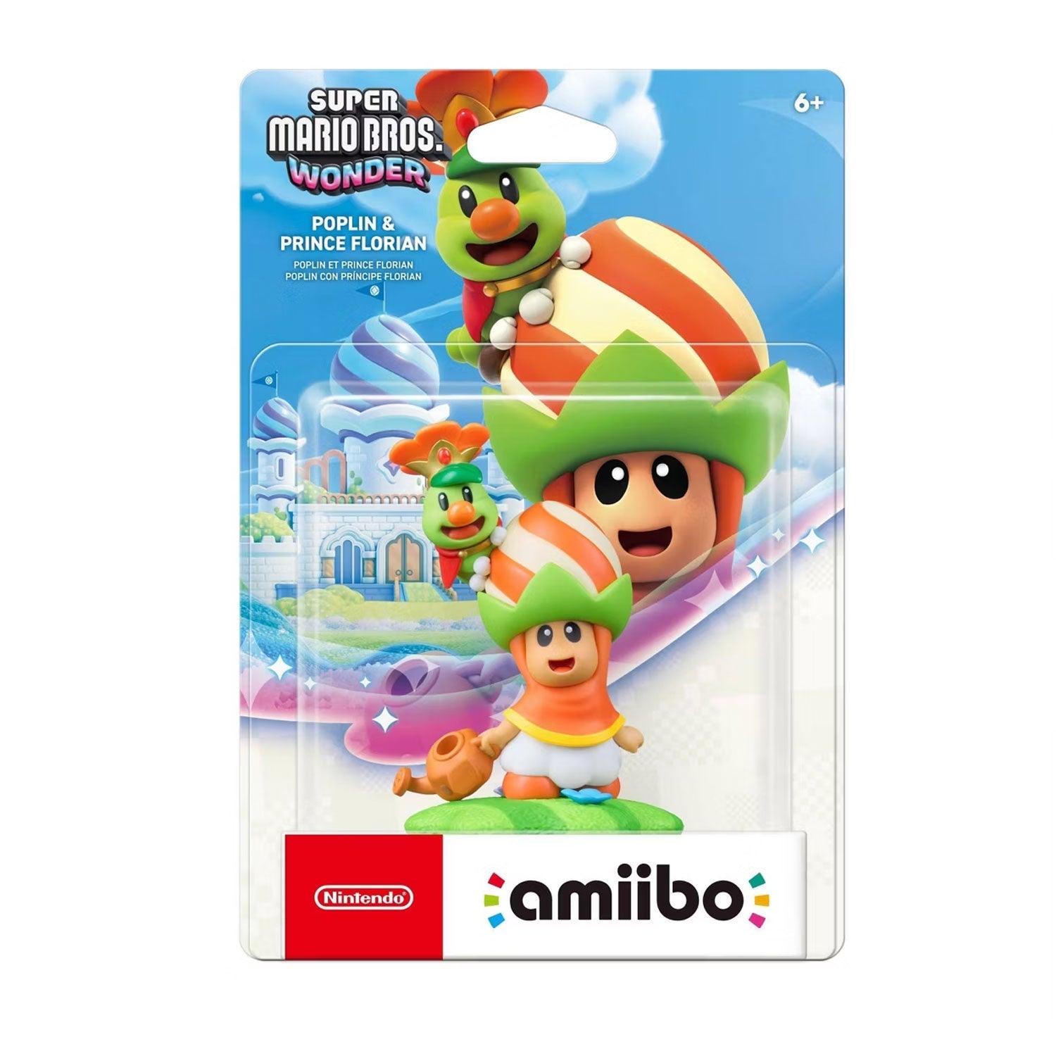 Amiibo Nintendo Populin y el Príncipe Florian - Serie Maravillas de Super Mario Bros. - Bestmart