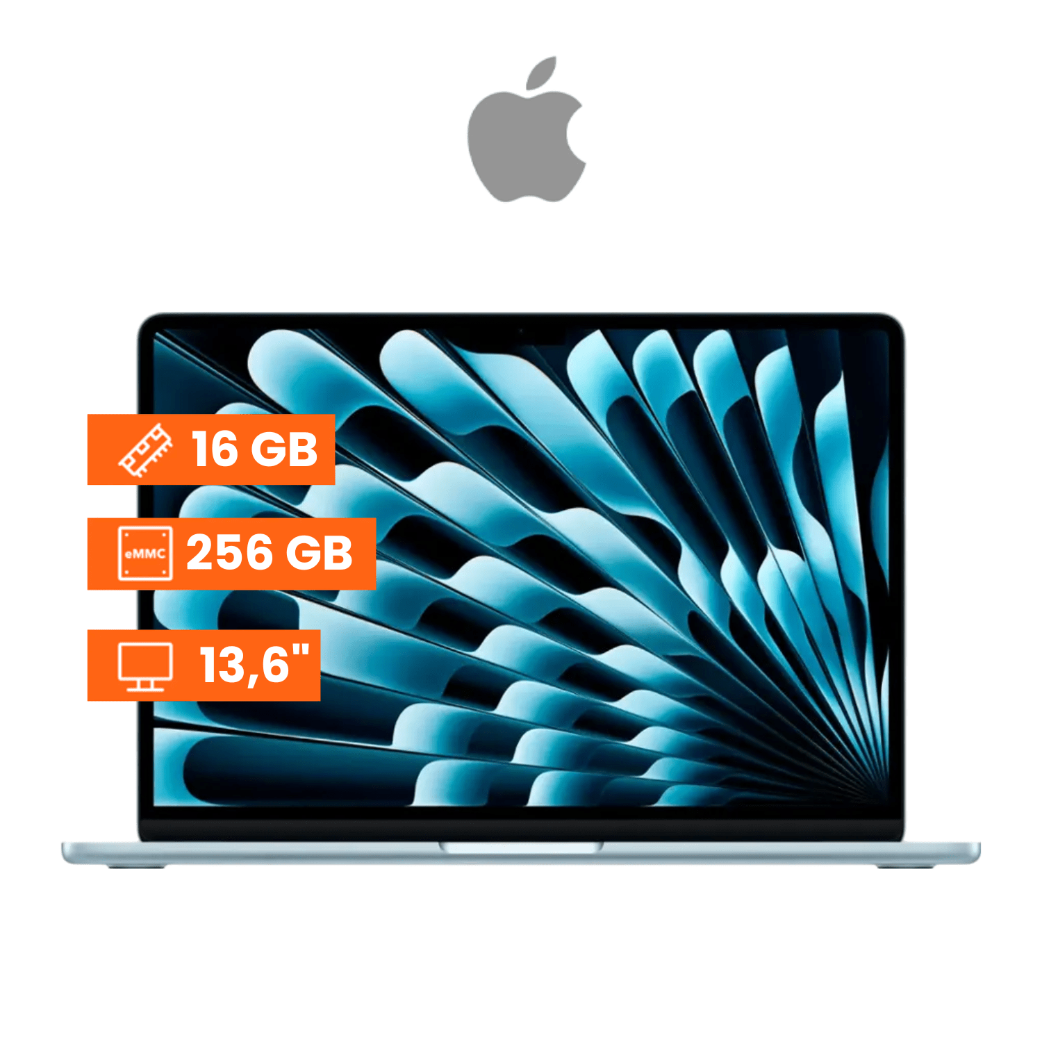 Apple Macbook Air 13,6" M4 Chip 16GB 256GB SSD Azul - Bestmart