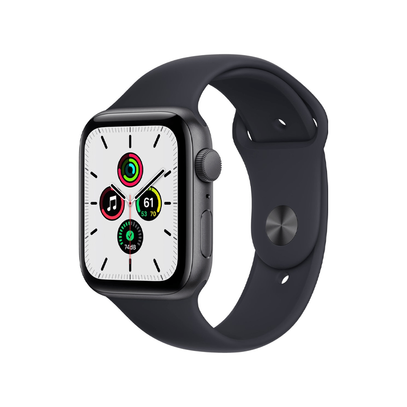 Apple Watch SE 1.ª Gen (GPS) Caja Space Gray aluminio 44mm con correa sport Midnight - Ajustable - Bestmart
