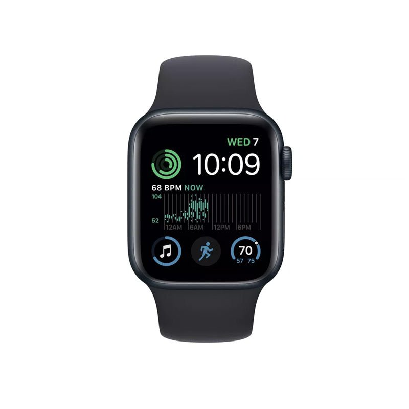 Apple Watch SE 2.ª Gen 2022 (GPS) Caja Midnight aluminio 40mm con correa sport Midnight - S/M - Bestmart