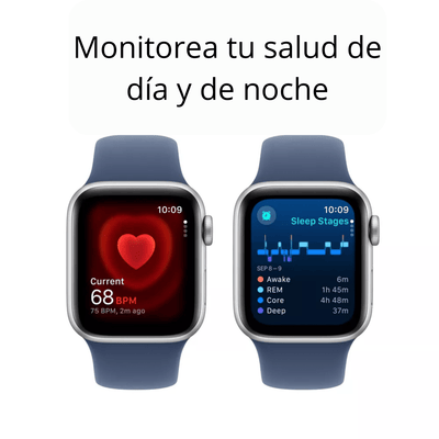 Apple Watch SE 2.ª Gen (2024) (GPS) Caja de aluminio 40mm con correa Sport Band M/L - Bestmart