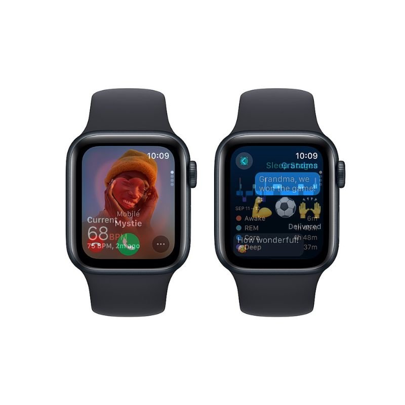 Apple Watch SE 2.ª Gen 2024 (GPS) Caja Midnight aluminio 40mm con correa sport Midnight - M/L - Bestmart