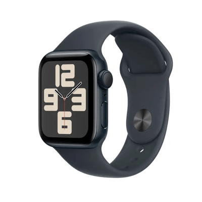 Apple Watch SE 2.ª Gen 2024 (GPS) Caja Midnight Aluminio 40mm con correa sport Midnight - S/M - Bestmart