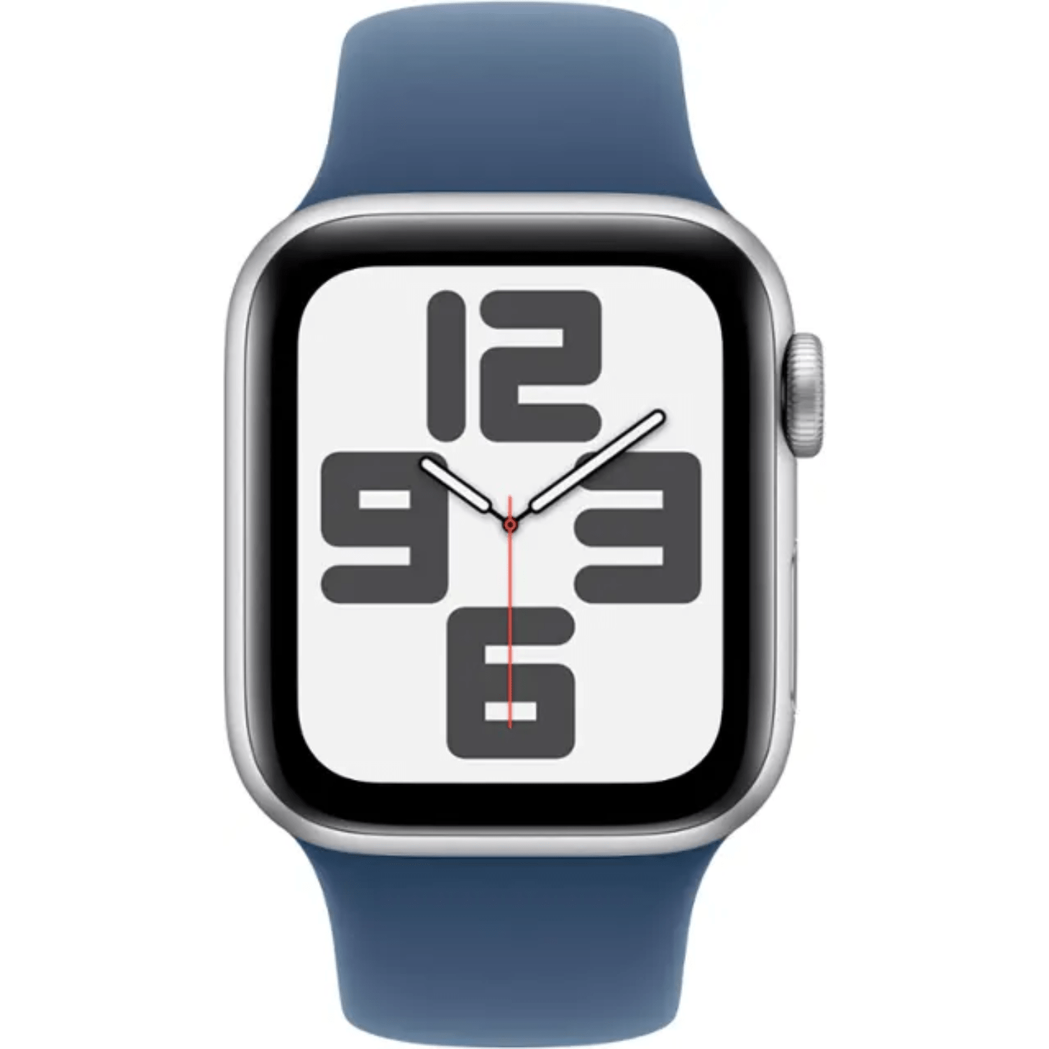 Apple Watch SE 2.ª Gen 2024 (GPS) Caja Silver aluminio 40mm con correa sport Azul - S/M - Bestmart