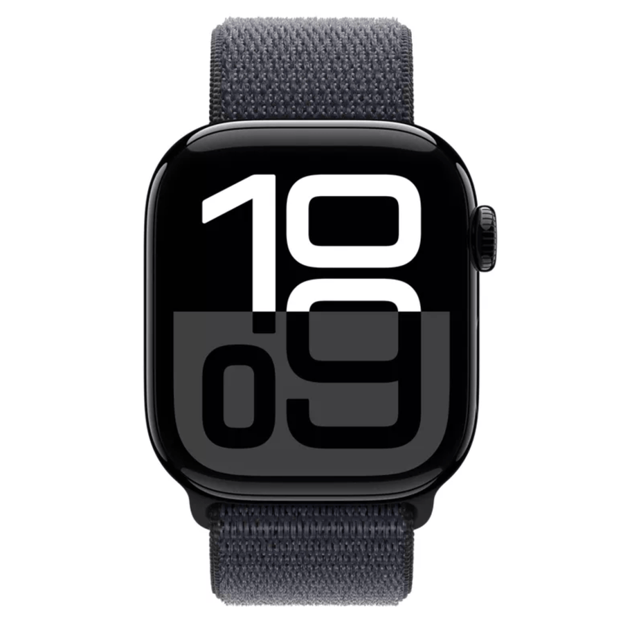 Apple Watch Series 10 (GPS) Caja Jet Black Aluminum 42mm con correa Ink Sport Loop - (2024) - Ajustable