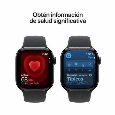 Apple Watch Series 11 (GPS) Caja de aluminio 42mm Negro con correa Sport 2025 Negro S/M - Bestmart