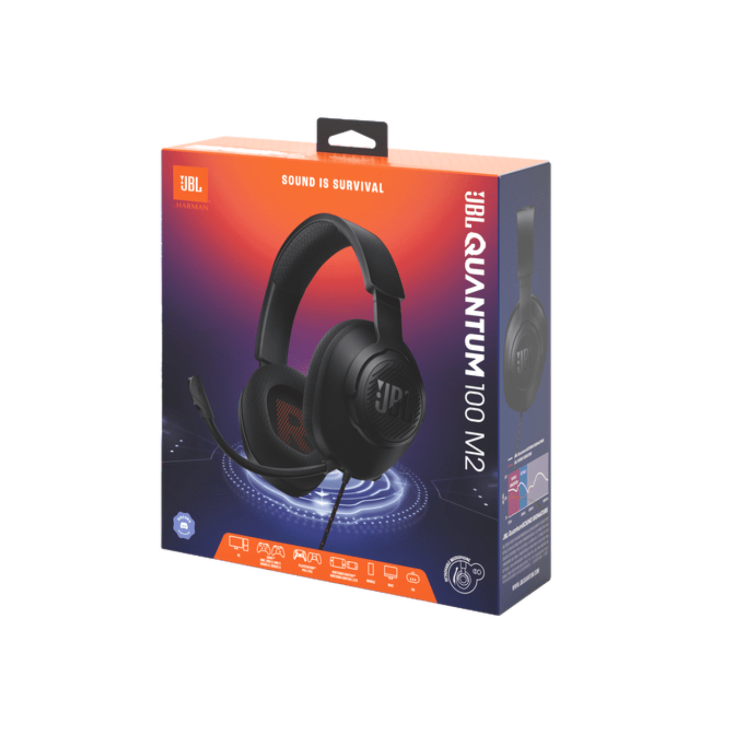 Audifono Gamer JBL Quantum 100 M2 Negro - Bestmart