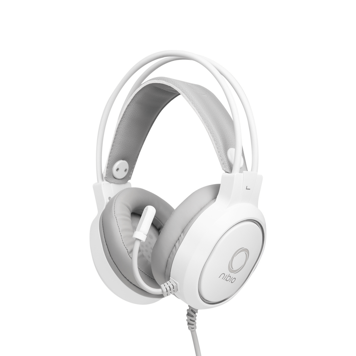 Audífono Gamer Nibio Zigma RGB para consolas - Blanco - Bestmart