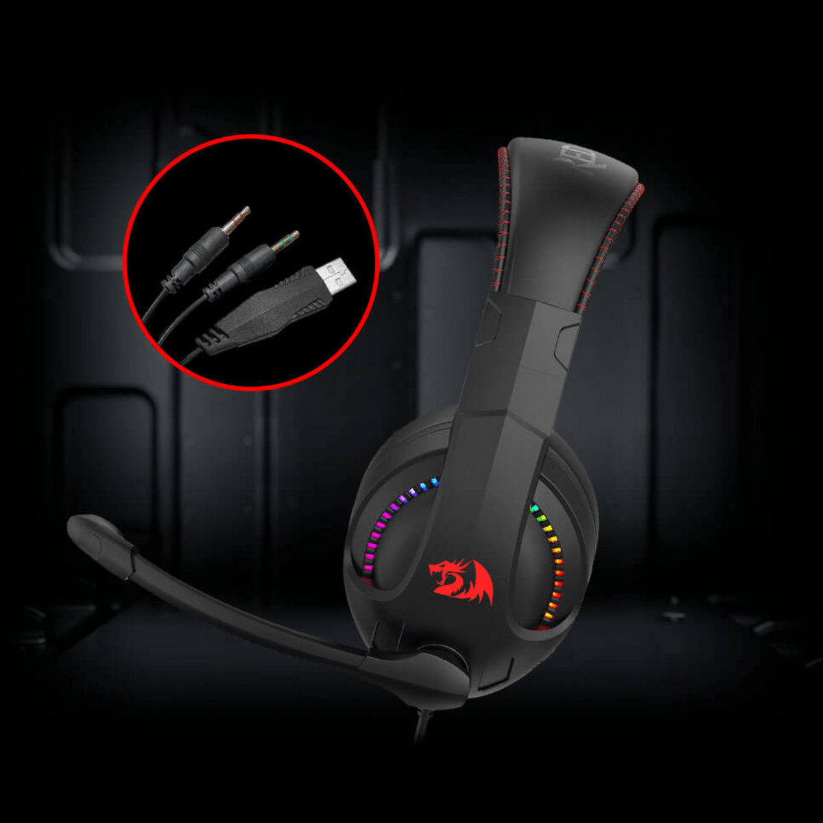 Audifono Gamer Redragon Cronus H211 RGB Negro - Bestmart Open Box