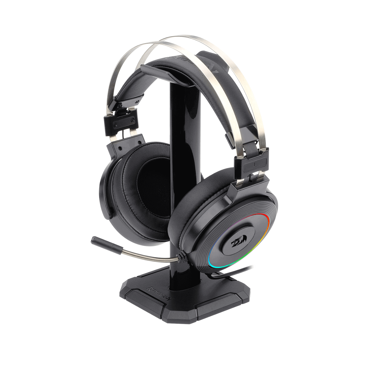 Audifono Gamer Redragon Lamia H320 RGB USB Negro con Soporte - Bestmart