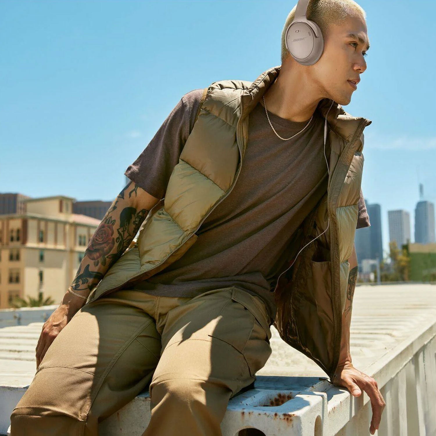 Audífono Inalámbrico Bose QuietComfort Headphones – Sandstone - Bestmart