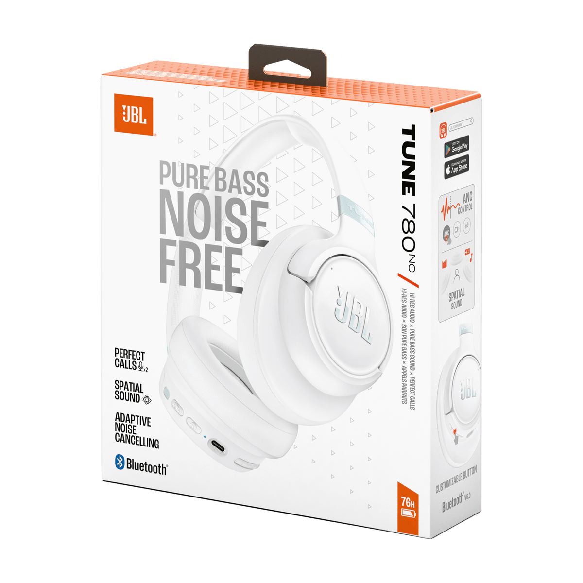 Audífonos Bluetooth JBL Tune 780NC Cancelación de Ruido Blanco - Bestmart