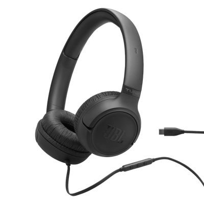 Audífonos con Cable JBL Tune 530C USB-C Pure Bass Alta Resolución Negro - Bestmart
