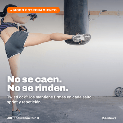 Audífonos Deportivos Inalámbricos JBL Endurance Run 3 Bluetooth IP65 Azul - Bestmart