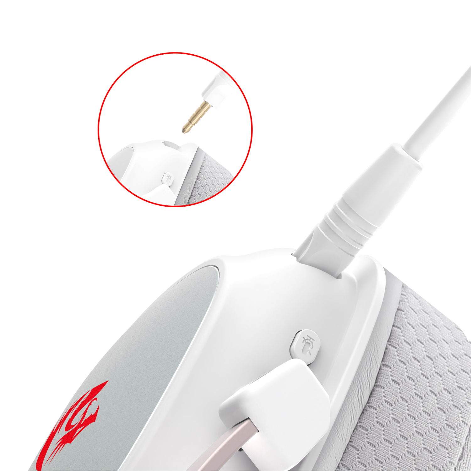Audífonos gamer Inalámbricos Redragon Zeus H510 - PRO Blanco - Bestmart Open Box
