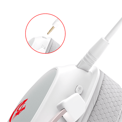 Audífonos gamer Inalámbricos Redragon Zeus H510 - PRO Blanco - Bestmart Open Box