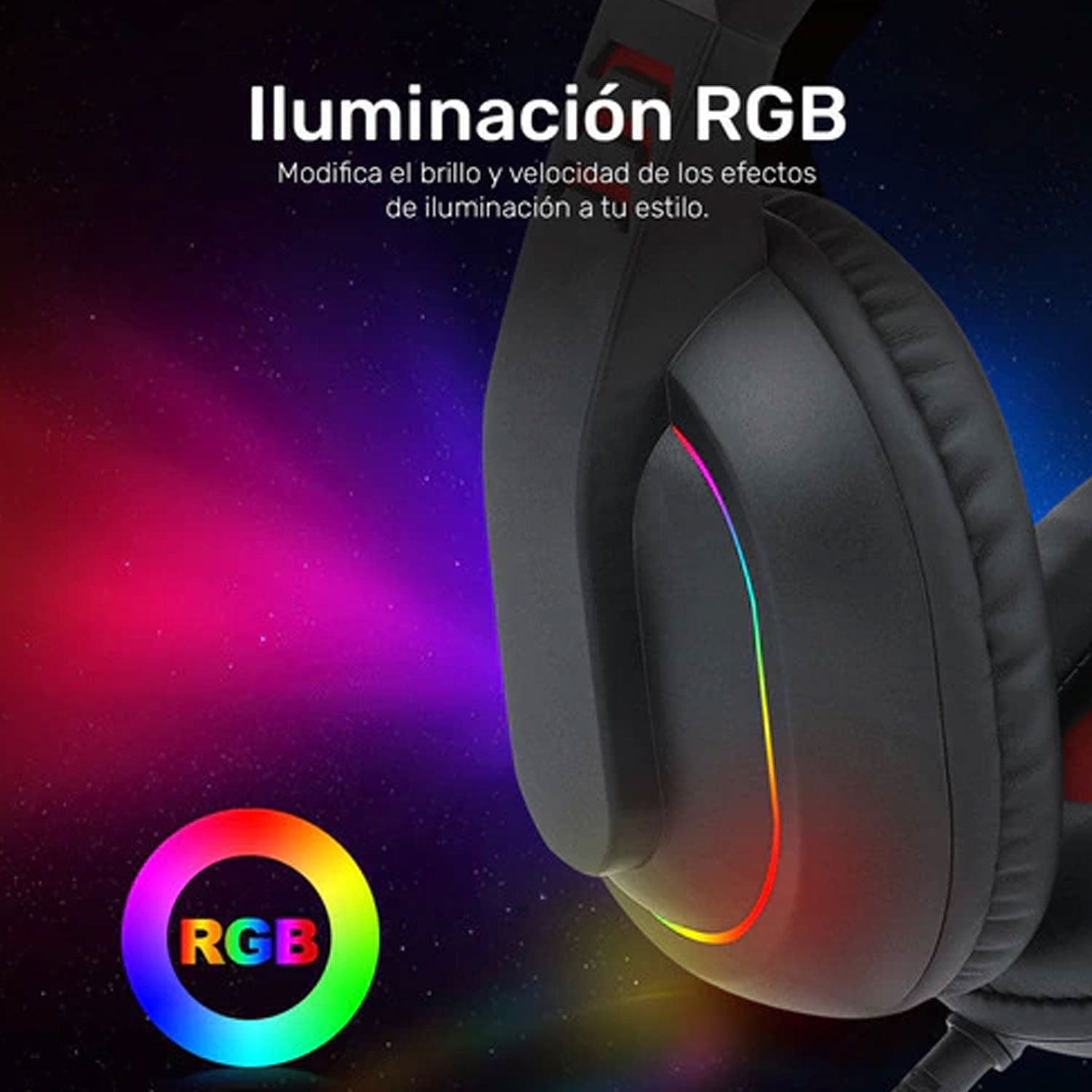 Audifonos Gamer Redragon Ares H120 Rgb Conector 3.5 Negro - Bestmart