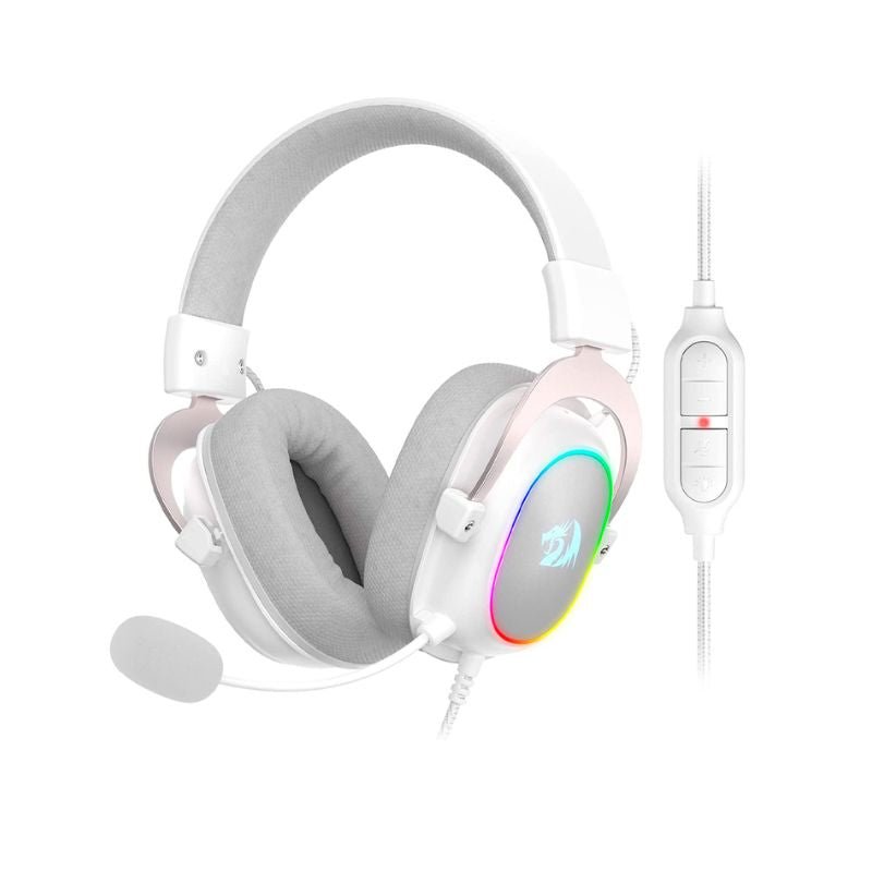 Audífonos Gamer Redragon Zeus X H510 RGB - Sonido 7.1 - Blanco - Bestmart