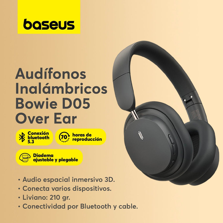 Audífonos Inalámbricos Baseus Bowie D05 - Gris