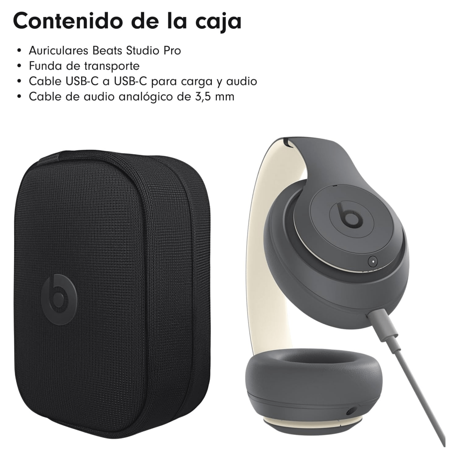Audífonos inalámbricos Beats by Dr. Dre Studio Pro Sand Gray - Bestmart