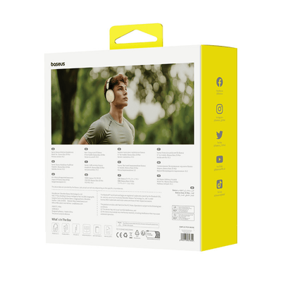 Audífonos Inalámbricos Bluetooth Baseus Bass 35 Max - Blanco - Bestmart