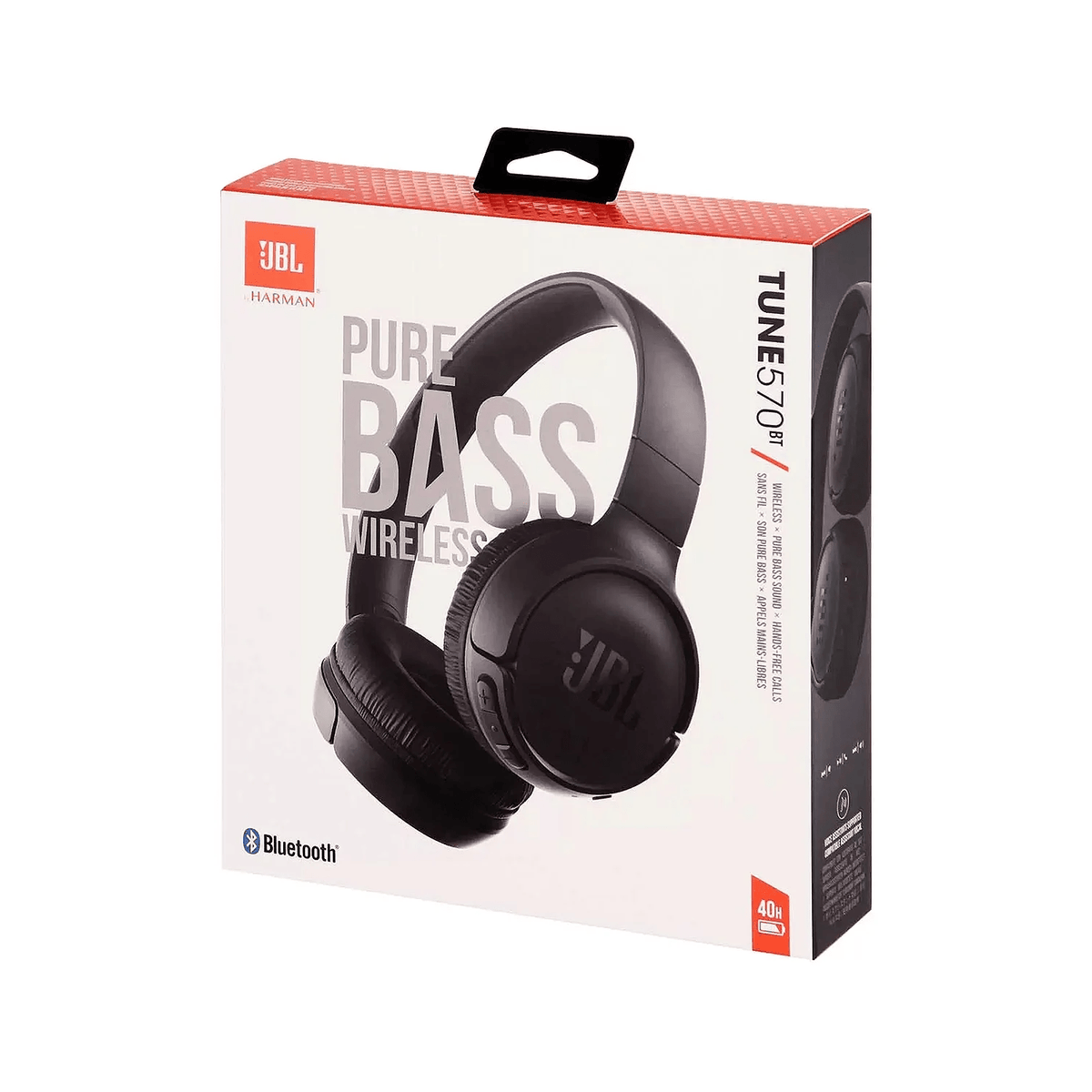 Audífonos inalámbricos JBL Tune 570BT On Ear Negro - Bestmart