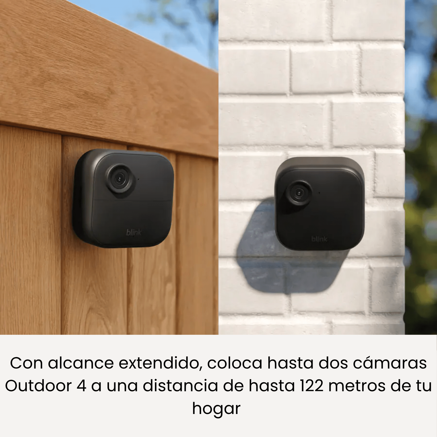 Cámara de Seguridad Blink Outdoor 4 Generación - 4 Cámaras con Sync Module XR - Bestmart