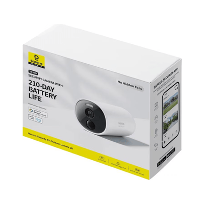 Cámara de seguridad exterior Baseus Security B1 2K Blanco - Bestmart