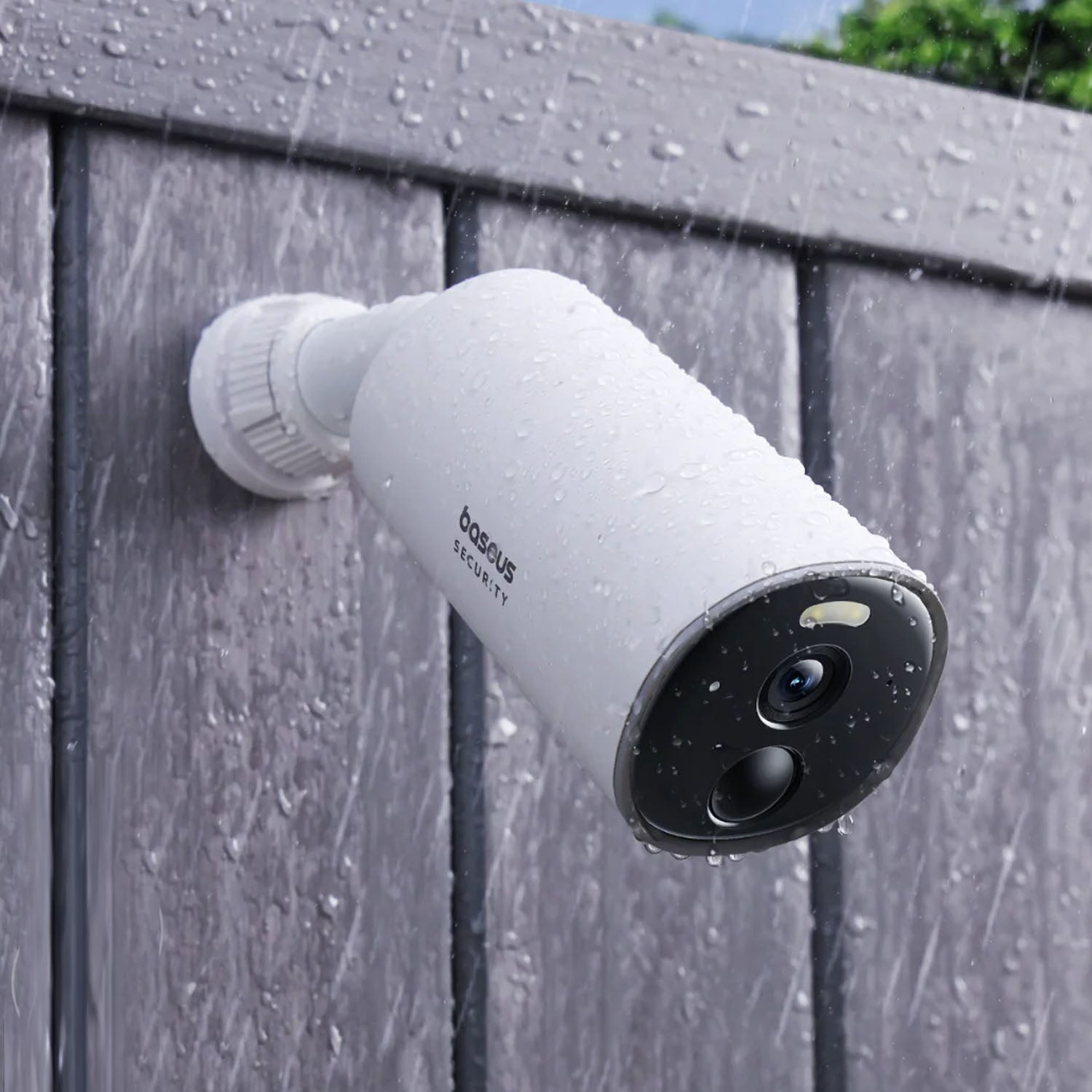 Cámara de seguridad exterior Baseus Security B1 2K Blanco - Bestmart