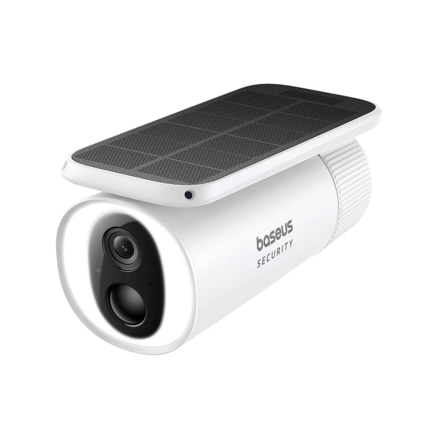 Cámara de seguridad exterior con panel solar Baseus S1 2K Blanca - Bestmart
