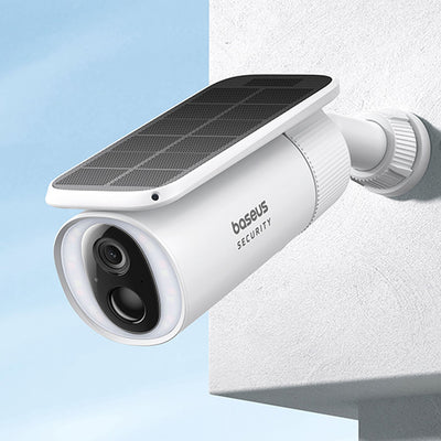 Cámara de seguridad exterior con panel solar Baseus S1 2K Blanca - Bestmart