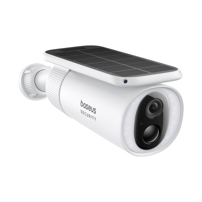 Cámara de seguridad exterior con panel solar Baseus S1 2K Blanca - Bestmart