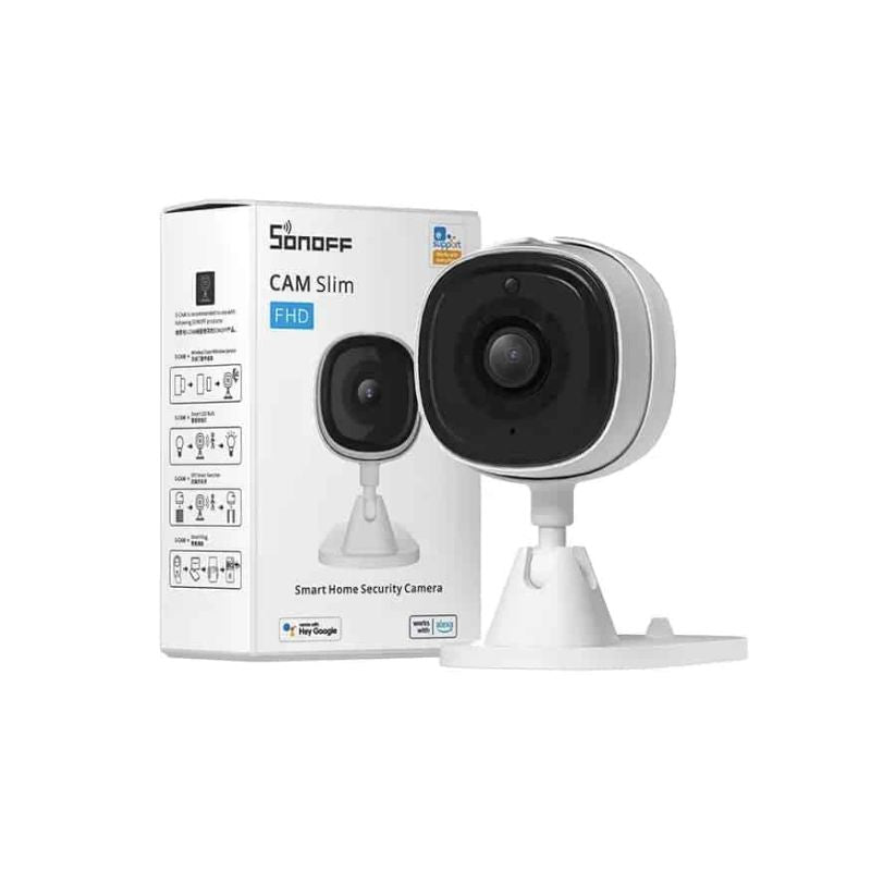 Cámara de Seguridad Indoor WiFi Sonoff - Full HD - Slim - Blanco - Bestmart