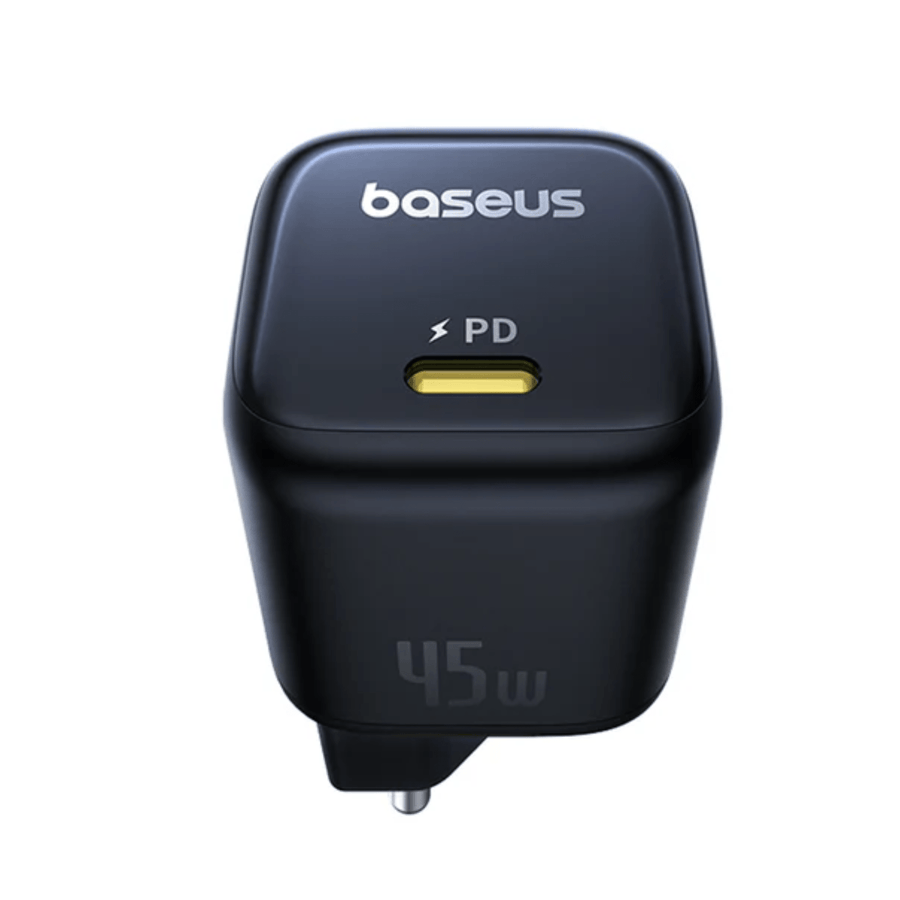 Cargador Rápido Baseus PicoGo GaN6 USB C 45W Negro
