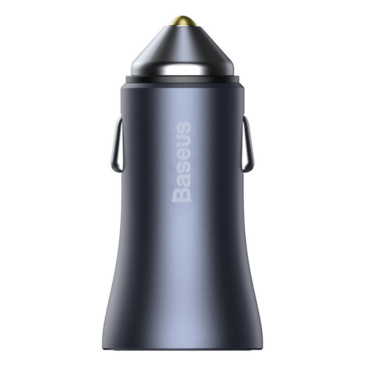 Cargador Rápido para Auto Baseus Dual USB + USB - C - Incluye Cable Tipo C 1M - 40W - Gris - Bestmart