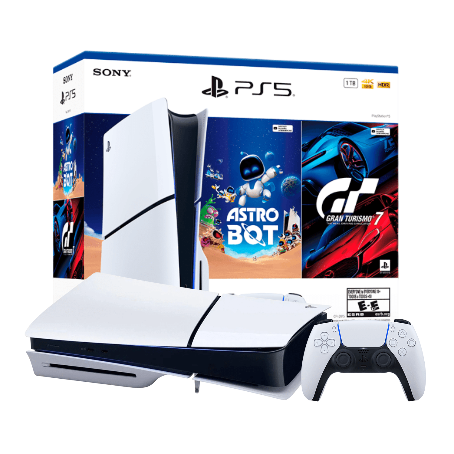 Consola PS5 Slim Astro Bot + Gran Turismo Edición Disco - Bestmart