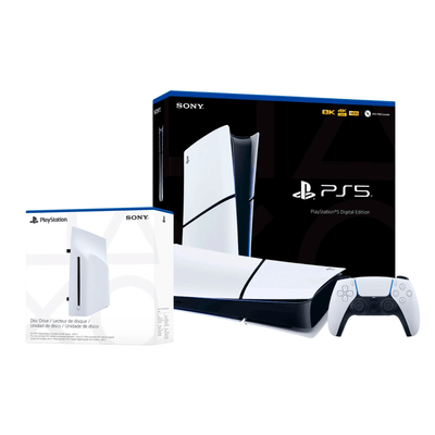 Consola Sony Playstation 5 Slim Edición Digital + Unidad de disco externa - Bestmart