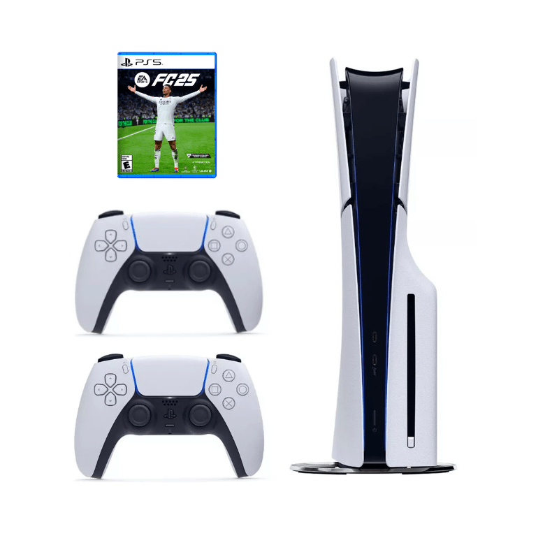 Consola Sony PS5 PlayStation 5 Slim Disco + Control Adicional Dualsense + FC25