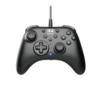 Control Alambrico Horipad Turbo para Nintendo Switch 2 - Negro - Bestmart