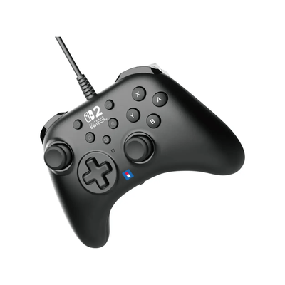 Control Alambrico Horipad Turbo para Nintendo Switch 2 - Negro - Bestmart